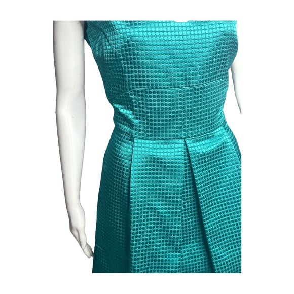 AG Phillips Teal Designer Sheath Dress Size 12 - Picture 6 of 9